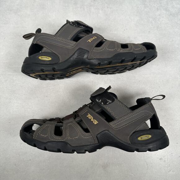 Teva Sandals Shoes Mens Size 8 Brown Black Outdoor Hiking Water Closed Toe Strap main image 6